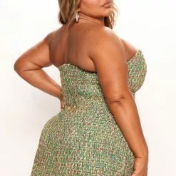 Fashion Nova Tanya Tweed Mini Dress - Green/combo 15 Fashion Nova Tanya Tweed Mini Dress - Green/combo -Fashion Nova Dresses Shop 07 15 22Studio4 RT AC 10 28 18 7 FNZD25000FN Greencombo 0977 PLUS JB