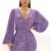 Fashion Nova Starla Sequin Mini Dress - Lavender -Fashion Nova Dresses Shop 07 16 21Studio2 SN TB 11 46 48 43 5254D Lavender 0533 EH