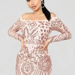 Fashion Nova Chloe RoseGold Sequin Dress - RoseGold 15 Fashion Nova Chloe RoseGold Sequin Dress - RoseGold -Fashion Nova Dresses Shop 07 17 18 Studio 2 13 24 20 1311 RoseGold0480 NT scaled