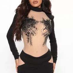Fashion Nova Ultimate Seduction Mini Dress - Black