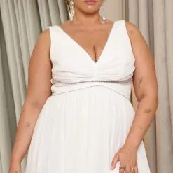 Fashion Nova When I'm With You Maxi Dress - White -Fashion Nova Dresses Shop 07 18 22Studio6 RT KJ 10 46 52 12 MF21259 White 8079 PLUS KS