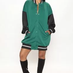 Fashion Nova Hold It Down Mini Dress - Green/combo