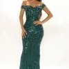 Fashion Nova Until The Weekend Sequin Maxi Dress - Emerald -Fashion Nova Dresses Shop 07 20 21Studio2 SN TB 10 18 07 15 1013AP8 Emerald 0022 EH