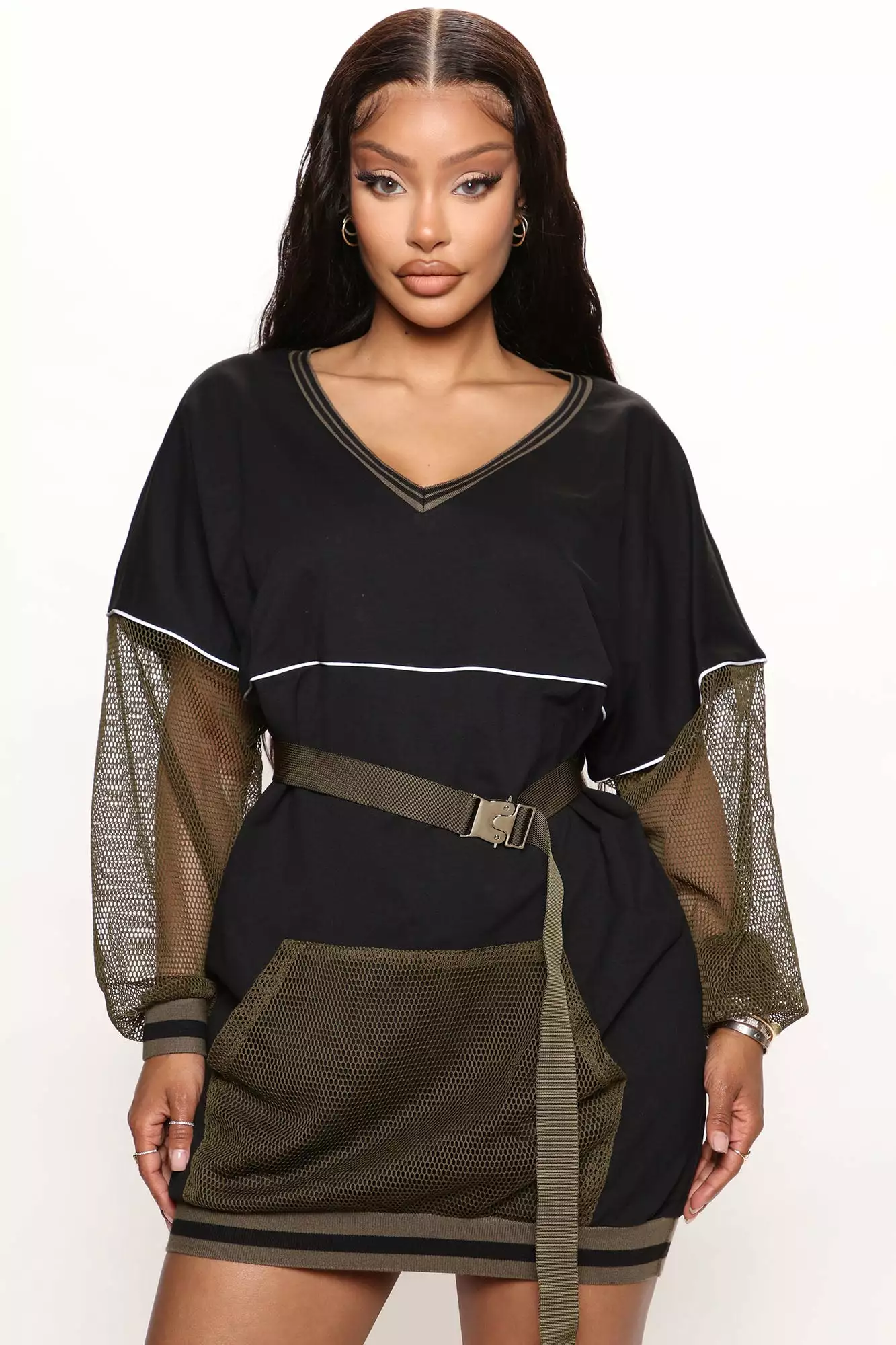 Fashion Nova LA Streets Mini Dress - Black/combo 4 Fashion Nova LA Streets Mini Dress - Black/combo - Image 2