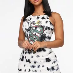 Fashion Nova Dragon Slayer Mini Dress - Black/Grey -Fashion Nova Dresses Shop 07 23 19 Studio 2 MA 11 05 29 12 FNJ17DRA BlackGrey 3672 RA scaled
