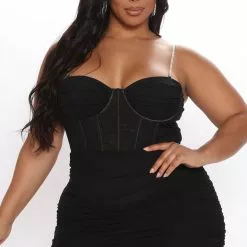 Fashion Nova Dreaming Of Dancing Mini Dress - Black -Fashion Nova Dresses Shop 07 23 21Studio3 DD KP 10 57 55 18 SK0024 Black 3931 PLUS KL