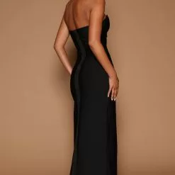 Fashion Nova Clarina Bandage Maxi Dress - Black -Fashion Nova Dresses Shop 07 25 22Studio6 ME KP 13 47 59 29 GW22X2121 Black 9152 JB