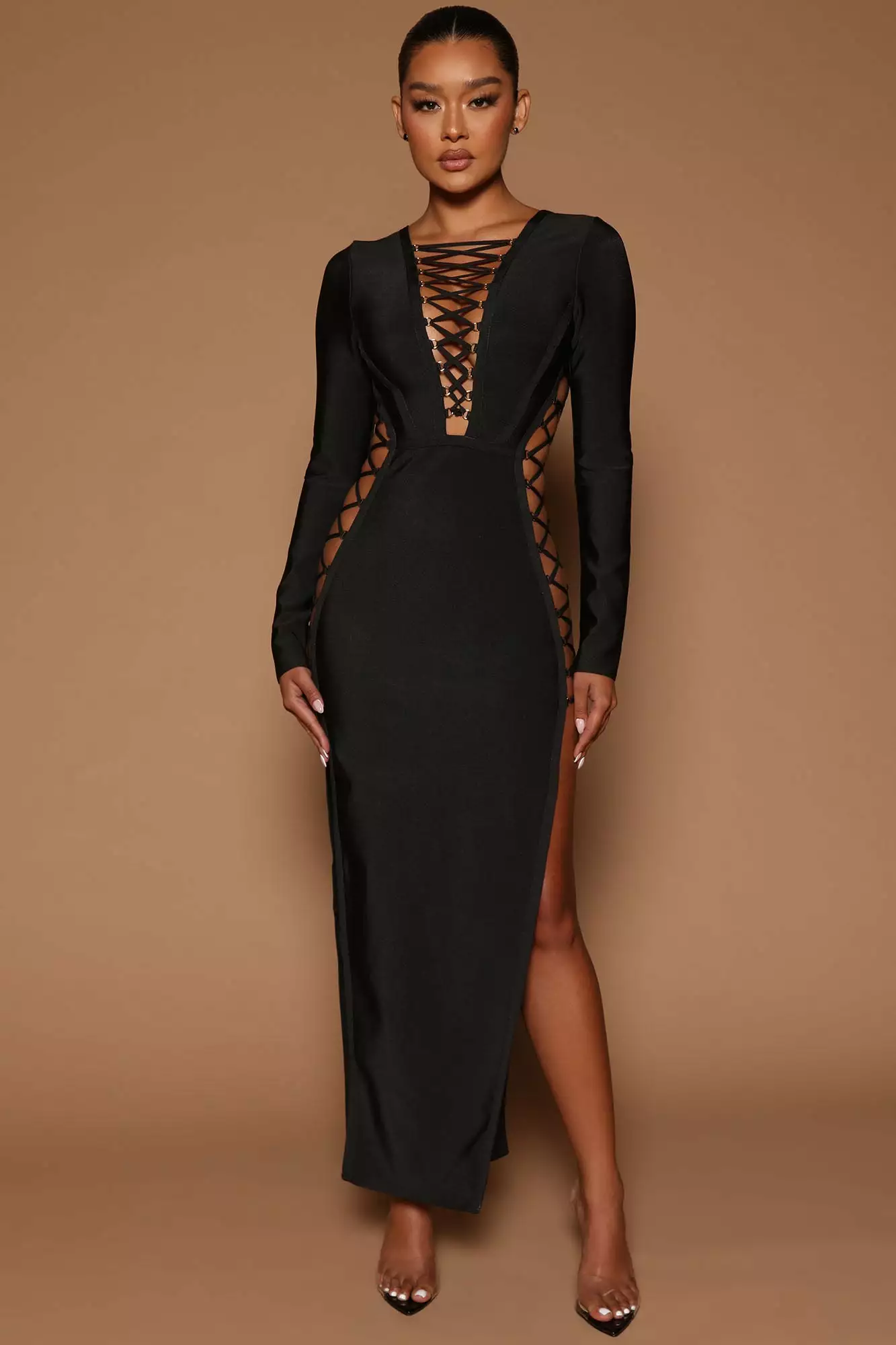 Fashion Nova Sherry Maxi Dress - Black 3 Fashion Nova Sherry Maxi Dress - Black