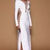 Fashion Nova Sherry Maxi Dress - White -Fashion Nova Dresses Shop 07 25 22Studio6 ME KP 15 28 26 49 BD317 White 9437 KS