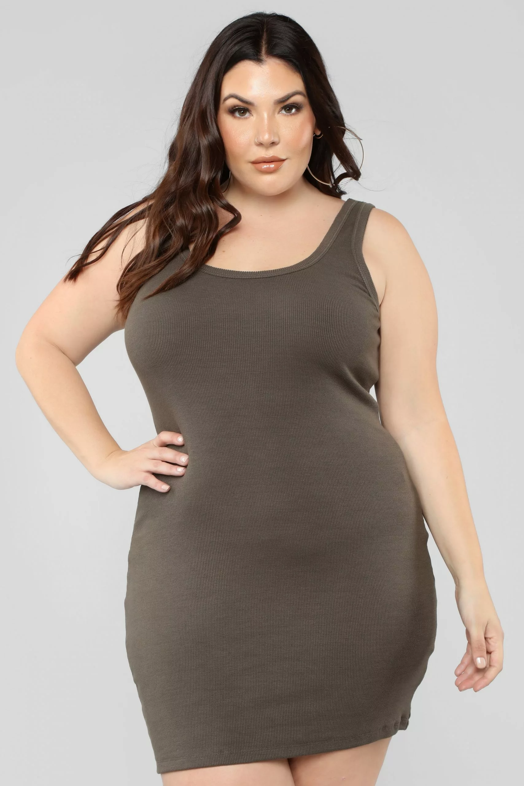 Fashion Nova One of the Boys Dress - Olive 9 Fashion Nova One of the Boys Dress - Olive - Image 7