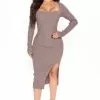Fashion Nova In The Name Of Love Sweater Midi Dress - Mocha -Fashion Nova Dresses Shop 07 27 22Studio2 ME RL 14 58 21 43 YLD4147FN Mocha 0157 PB