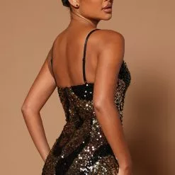 Fashion Nova Gala Glam Sequin Maxi Gown - Black/combo -Fashion Nova Dresses Shop 07 27 22Studio5 SN KP 13 30 42 23 BCCDQ22379 Blackcombo 9801 SG