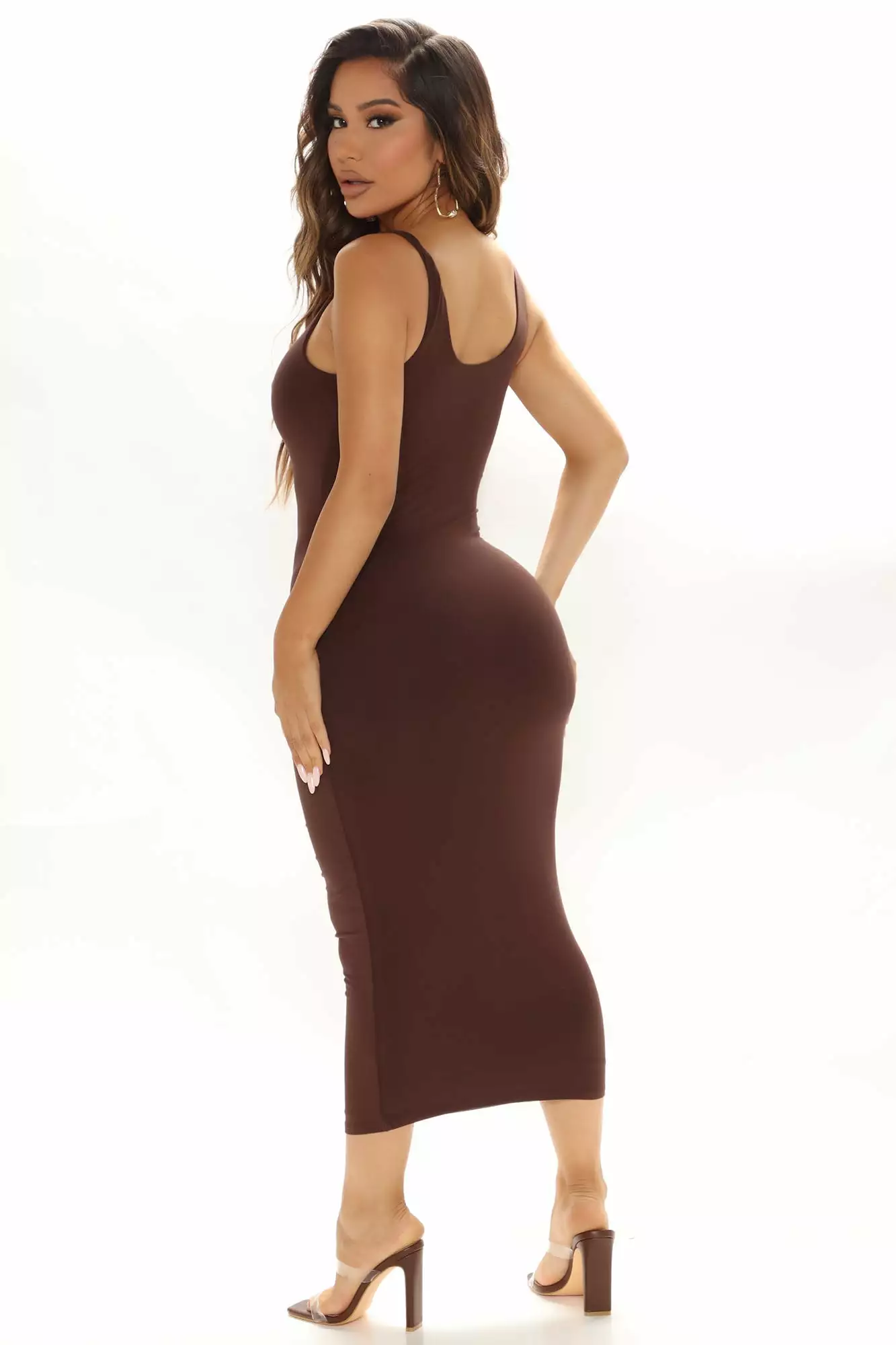 Fashion Nova Your Needs Met Dress - Chocolate 6 Fashion Nova Your Needs Met Dress - Chocolate - Image 4