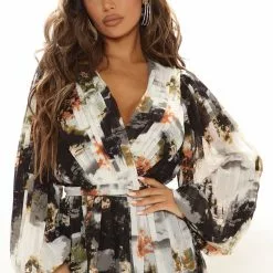 Fashion Nova Elsy Maxi Dress - Black/combo -Fashion Nova Dresses Shop 07 28 21Studio1 CE MJ 11 43 25 55 DM1835 Blackcombo 1396 WG