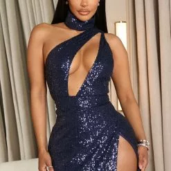 Fashion Nova Full Shine Sequin Maxi Dress - Navy -Fashion Nova Dresses Shop 07 28 22Studio7 ME AC 10 03 00 2 VD7810 Navy 0004 KS
