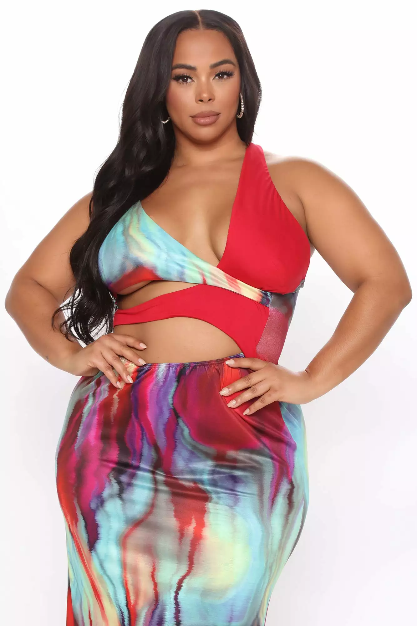 Fashion Nova Almost Famous Maxi Dress - Multi Color 10 Fashion Nova Almost Famous Maxi Dress - Multi Color - Image 8