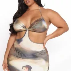 Fashion Nova How Angelic Maxi Dress - Brown/combo -Fashion Nova Dresses Shop 07 30 21Studio3 RM MJL 13 53 27 38 XS021123B BrownCombo 8854 PLUS EH