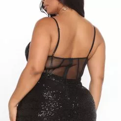 Fashion Nova Petite Always & Forever Sequin Mini Dress - Black -Fashion Nova Dresses Shop 07 30 21Studio3 RM MJL 15 26 27 67 BCCDQ22984 Black 7312 PLUS MH