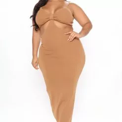 Fashion Nova Pure Charm Sweater Maxi Dress - Camel -Fashion Nova Dresses Shop 08 02 21Studio3 CE TB 11 00 30 24 ID3557 Camel 7540 PLUS EH