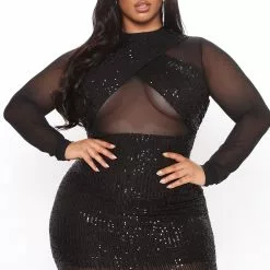 Fashion Nova Here To Party Sequin Mini Dress - Black 14 Fashion Nova Here To Party Sequin Mini Dress - Black -Fashion Nova Dresses Shop 08 02 21Studio3 CE TB 11 46 02 38 PD75821B Black 7671 PLUS KS