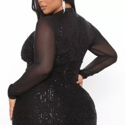 Fashion Nova Here To Party Sequin Mini Dress - Black 17 Fashion Nova Here To Party Sequin Mini Dress - Black -Fashion Nova Dresses Shop 08 02 21Studio3 CE TB 11 46 09 38 PD75821B Black 7674 PLUS KS