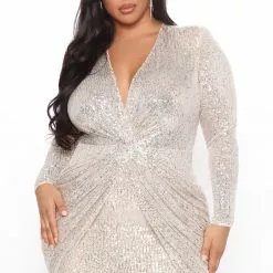 Fashion Nova Anyssa Sequin Mini Dress - Silver -Fashion Nova Dresses Shop 08 02 21Studio3 CE TB 13 21 28 45 5253D Silver 7730 PLUS KS
