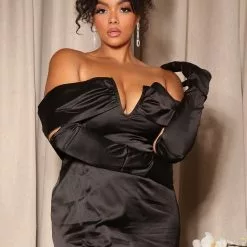 Fashion Nova Stunning Glove Maxi Dress Set - Black -Fashion Nova Dresses Shop 08 02 22Studio5 SN DJ 13 48 15 16 75148E Black 0579 PLUS WG