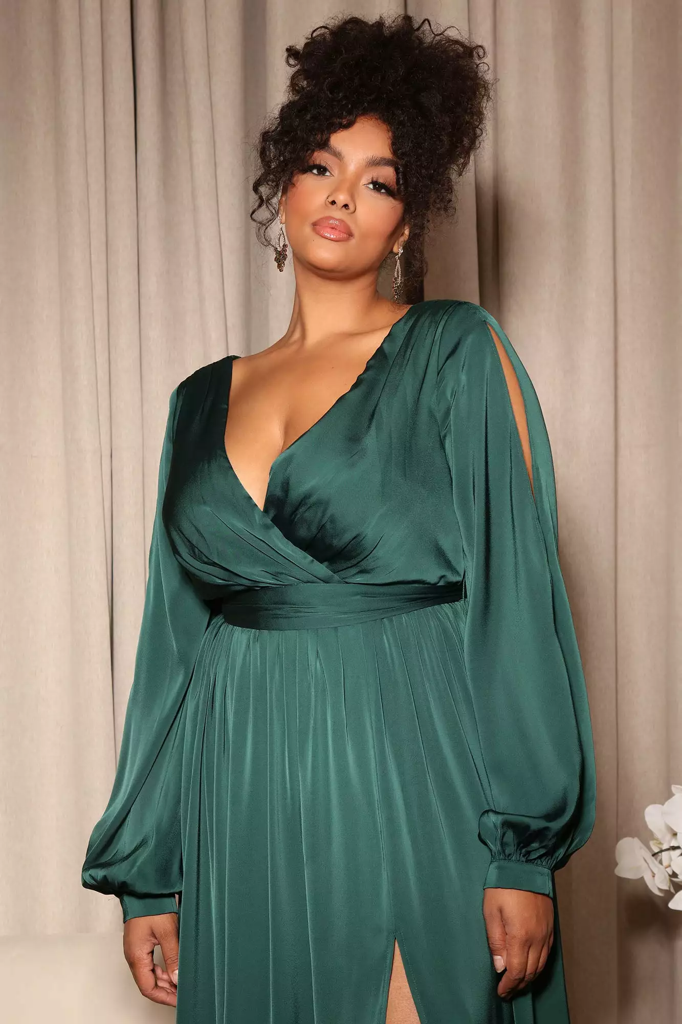 Fashion Nova Belle Maxi Dress - Emerald 7 Fashion Nova Belle Maxi Dress - Emerald - Image 5