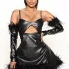 Fashion Nova Alicia Gloved Faux Leather Dress Set - Black 1 Fashion Nova Alicia Gloved Faux Leather Dress Set - Black -Fashion Nova Dresses Shop 08 03 22Studio3 CE RL 16 08 12 39 GW22X2133 Black 3735 SG