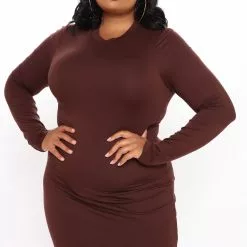 Fashion Nova Strolling Around Town Mini Dress - Brown -Fashion Nova Dresses Shop 08 05 20 studio 2 rm sd 14 09 05 38 d0124 brown 2916 plus ra