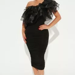 Fashion Nova Love You More Midi Dress - Black 9 Fashion Nova Love You More Midi Dress - Black -Fashion Nova Dresses Shop 08 05 22Studio2 DM OS 11 10 30 19 D5775 Black 19289 JB