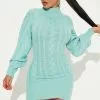 Fashion Nova Study Date Sweater Mini Dress - Aqua 2 Fashion Nova Study Date Sweater Mini Dress - Aqua -Fashion Nova Dresses Shop 08 05 22Studio2 DM OS 14 25 42 43 ID5123 Aqua 4667 SG