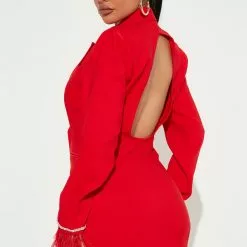 Fashion Nova Night At The Ballet Blazer Mini Dress - Red -Fashion Nova Dresses Shop 08 05 22Studio2 DM OS 14 32 52 46 PIJ6608 Red 4700 JB
