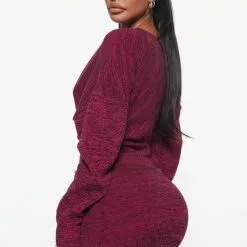 Fashion Nova Here For It Sweater Mini Dress - Plum -Fashion Nova Dresses Shop 08 05 22Studio3 RM DJ 15 25 52 13 D24012 Plum 0183 JB