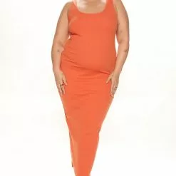 Fashion Nova Mulberry Street Maxi Dress - Rust -Fashion Nova Dresses Shop 08 05 22Studio7 DD AC 16 00 35 28 RD5930 Rust 0312 PLUS SG