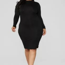 Fashion Nova Kora Midi Dress - Black -Fashion Nova Dresses Shop 08 06 18 Studio1 11 48 10 DZ5787 Black 18318 JD scaled