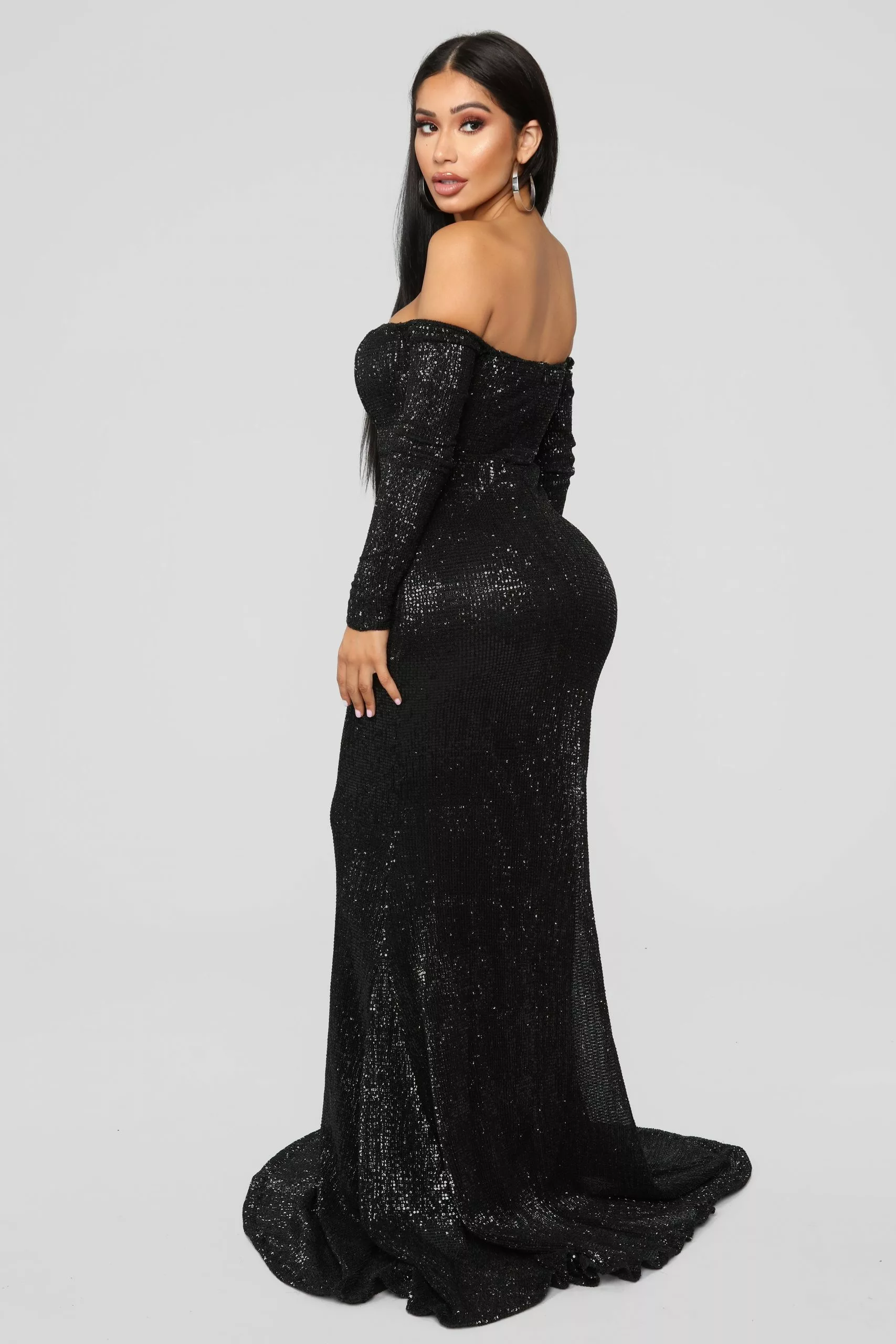 Fashion Nova Got Class Sequin Gown - Black 9 Fashion Nova Got Class Sequin Gown - Black - Image 7