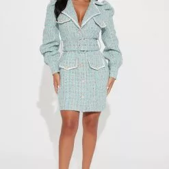 Fashion Nova Boss Woman Tweed Mini Dress - Mint 13 Fashion Nova Boss Woman Tweed Mini Dress - Mint -Fashion Nova Dresses Shop 08 08 22Stduio1 CE AC 09 45 37 7 SD375822FN Mint 2400 PB