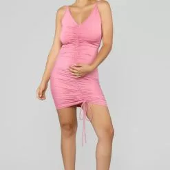 Fashion Nova Shanghai Ruched Dress - Pink -Fashion Nova Dresses Shop 08 09 18 Studio 3 11 53 36 D738 Pink 0522 AJ scaled