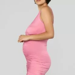 Fashion Nova Shanghai Ruched Dress - Pink -Fashion Nova Dresses Shop 08 09 18 Studio 3 11 53 48 D738 Pink 0527 AJ scaled