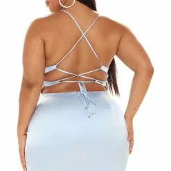 Fashion Nova All To Myself Satin Mini Dress - Blue -Fashion Nova Dresses Shop 08 09 21Studio1 ME TB 11 20 51 28 DR1312 Blue 7817 PLUS EH