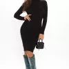Fashion Nova Taryn Sweater Midi Dress - Black -Fashion Nova Dresses Shop 08 11 20Studio1 RM ON 10 42 34 25 D11051FN Black 4291 JK