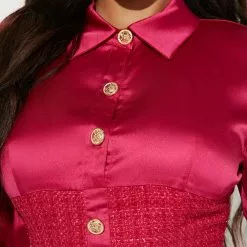 Fashion Nova Selina Tweed Mini Dress - Hot Pink 8 Fashion Nova Selina Tweed Mini Dress - Hot Pink -Fashion Nova Dresses Shop 08 11 22Studio2 DM RL 09 26 33 1 CD52053 HotPink 1412 PB