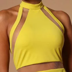 Fashion Nova Beth Mesh Cut Out Maxi Dress - Chartreuse -Fashion Nova Dresses Shop 08 11 22Studio6 SN KP 10 52 43 12 GW22X2131 Chartreuse 1335 JB