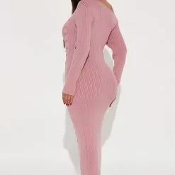 Fashion Nova Kassidy Sweater Maxi Dress - Mauve -Fashion Nova Dresses Shop 08 12 22Studio2 MS KP 13 03 40 56 SK0408 Mauve 2818 PB