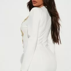 Fashion Nova Star Energy Mini Dress - White -Fashion Nova Dresses Shop 08 12 22Studio2 MS KP 13 14 21 60 BD2696 White 2860 PB