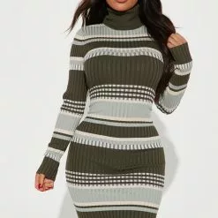 Fashion Nova Savy Striped Midi Dress - Olive/combo 10 Fashion Nova Savy Striped Midi Dress - Olive/combo -Fashion Nova Dresses Shop 08 12 22Studio2 MS KP 13 30 17 65 RDAD3171FN Olivecombo 2922 PB