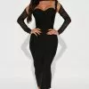 Fashion Nova Evelyn Bandage Midi Dress - Black -Fashion Nova Dresses Shop 08 12 22Studio2 MS KP 13 37 17 68 AR1468DFN Black 2951 PB