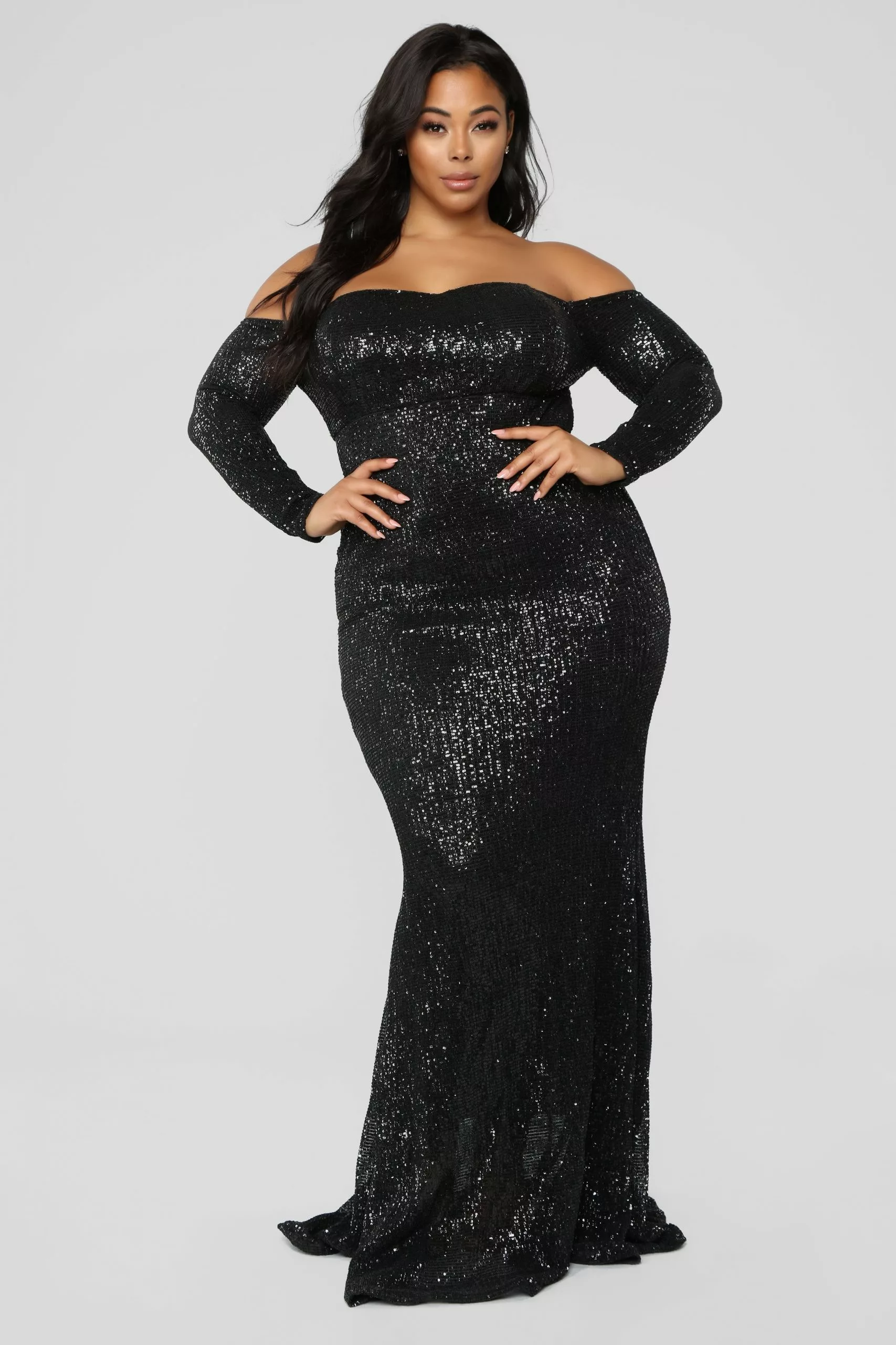 Fashion Nova Got Class Sequin Gown - Black 10 Fashion Nova Got Class Sequin Gown - Black - Image 8