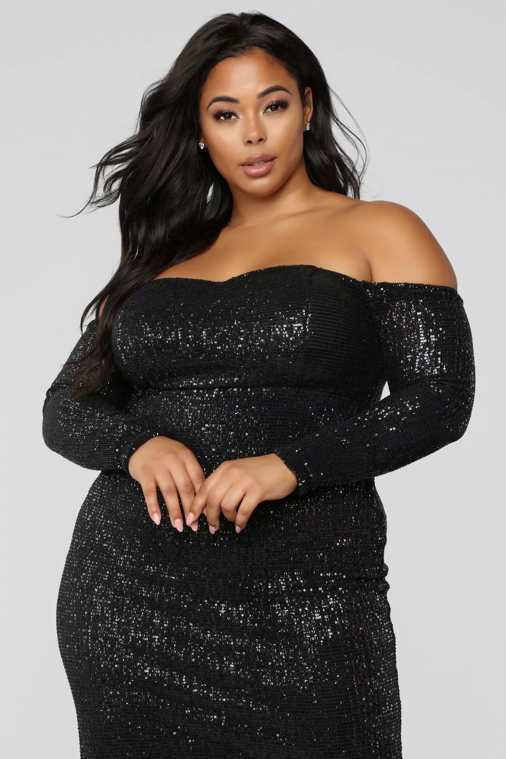 Fashion Nova Got Class Sequin Gown - Black 11 Fashion Nova Got Class Sequin Gown - Black - Image 9